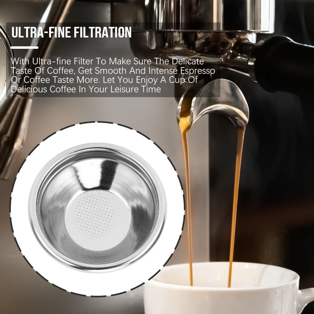 3pcs set Stainless Steel Espresso Filter Basket Portafilter Filter Basket For Espresso Machine
