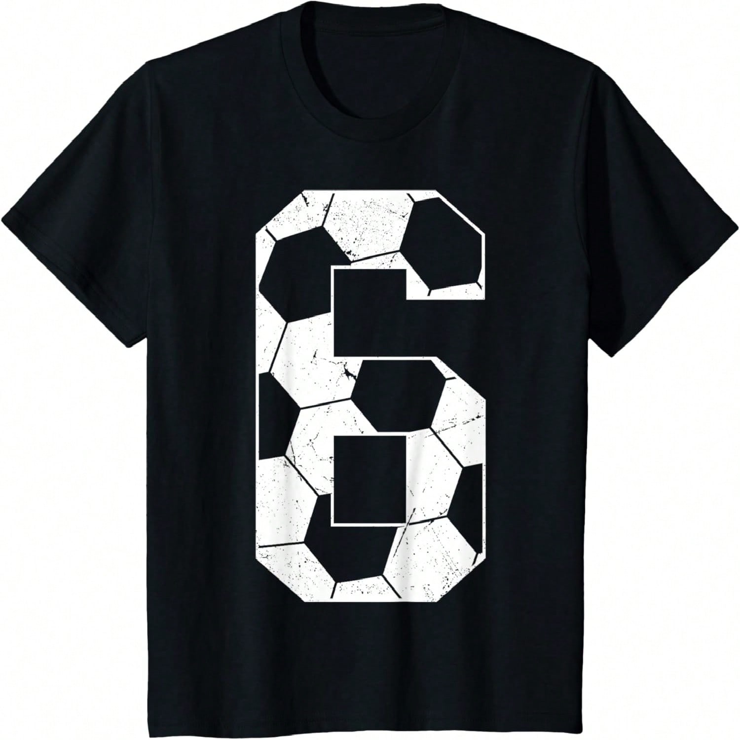 Kids 6 Year Old Soccer Birthday Party Theme 6th Gift For Boy T-Shirt S разноцветный