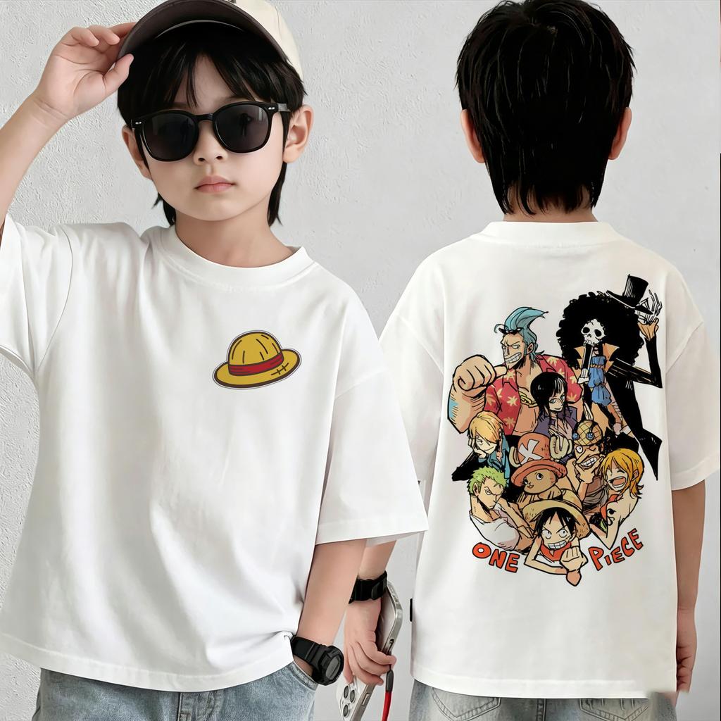 Nuovo Arrivo Estivo T-shirt a Maniche Corte con Stampa Pattern unisex stampa anime casual alla moda streetwear stile Y2K