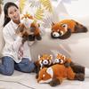 Weiches niedliches Waschbär Plüschtier Fuchs Puppe niedliche kleine Panda Puppe Kinder Mädchen Geschenk Kissen Puppe