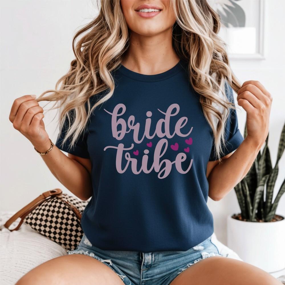 Bride Squad Unisexs T Shirt Bridesmaid The Bridal Team Bride Graphic Tee