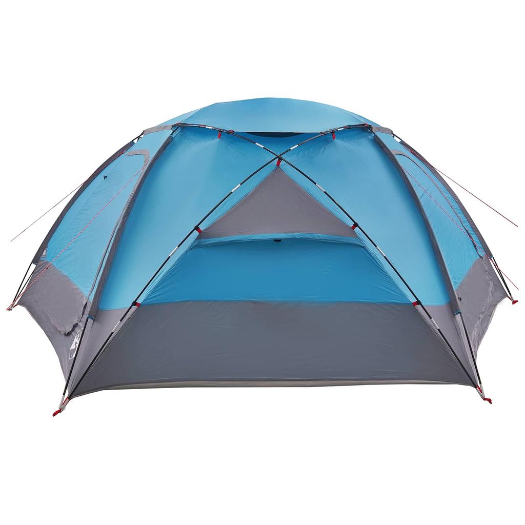 Dome Tent with Removable Rain Fly Blue 12 Person