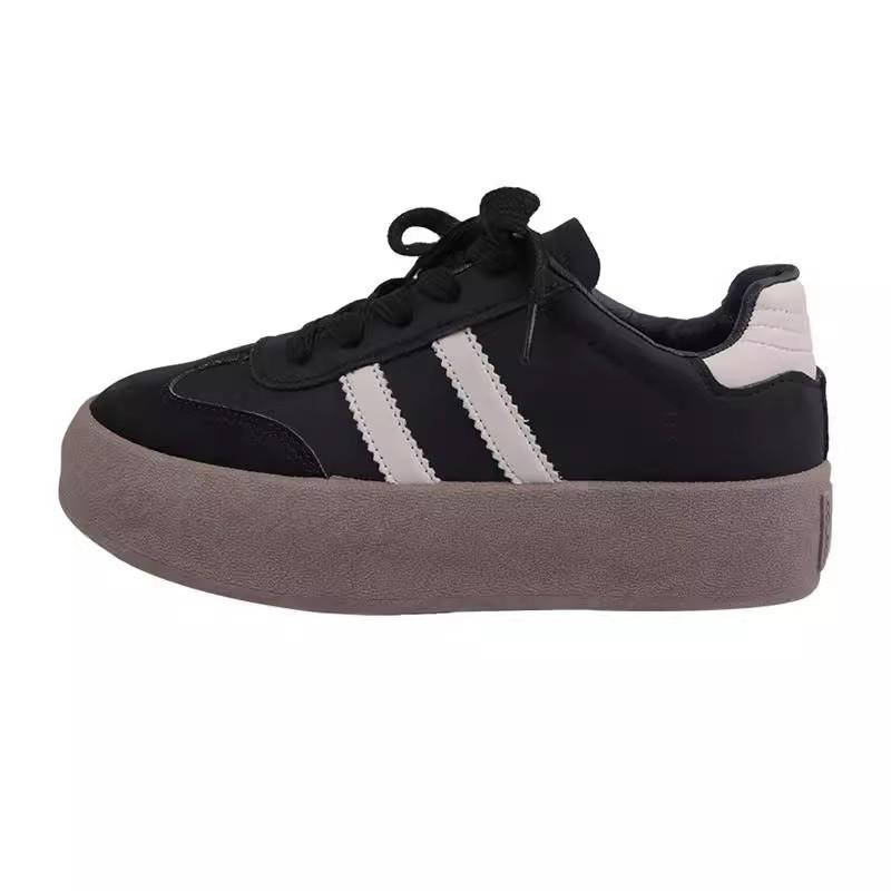 Shoes Women's New Shoes Platform-soled Versatile White Shoes Retro Casual Sports Board Shoes