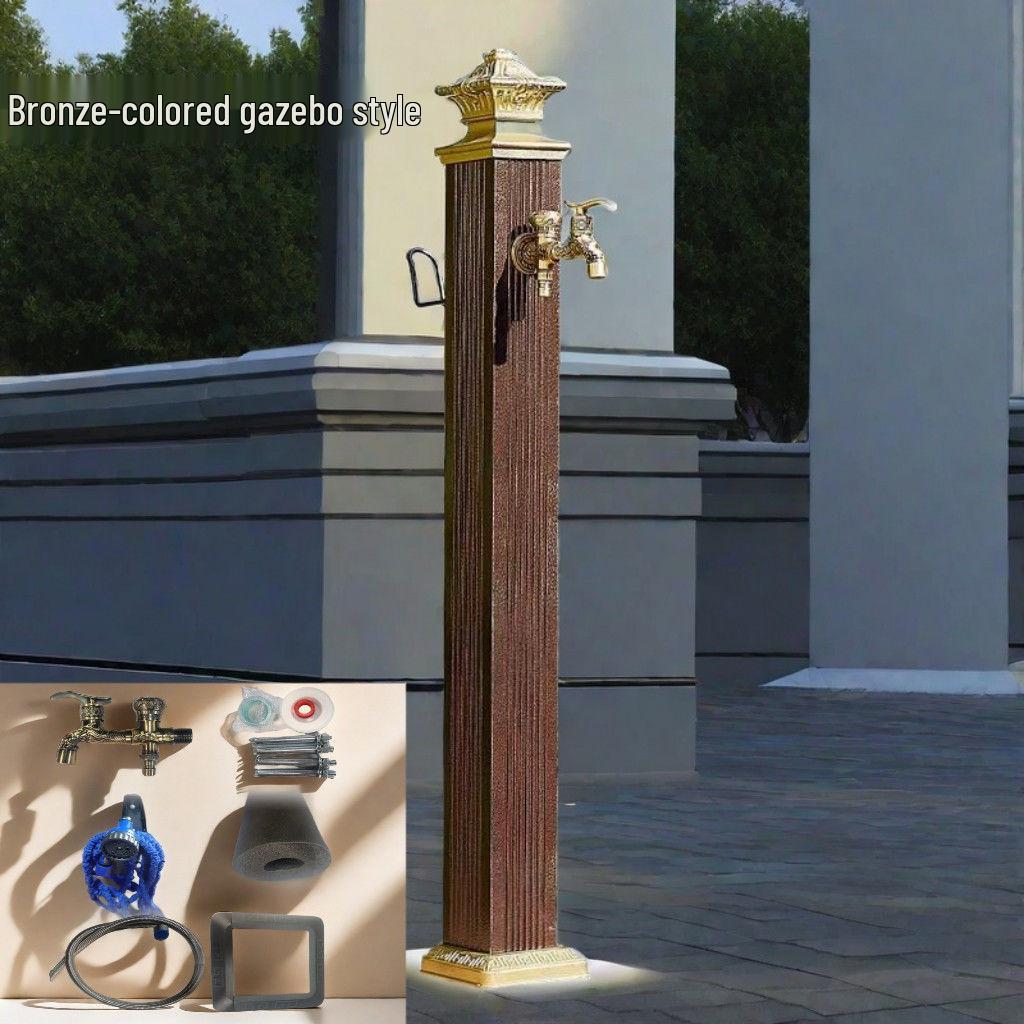 Pilar de Torneira de Jardim Exterior Anti-Congelante