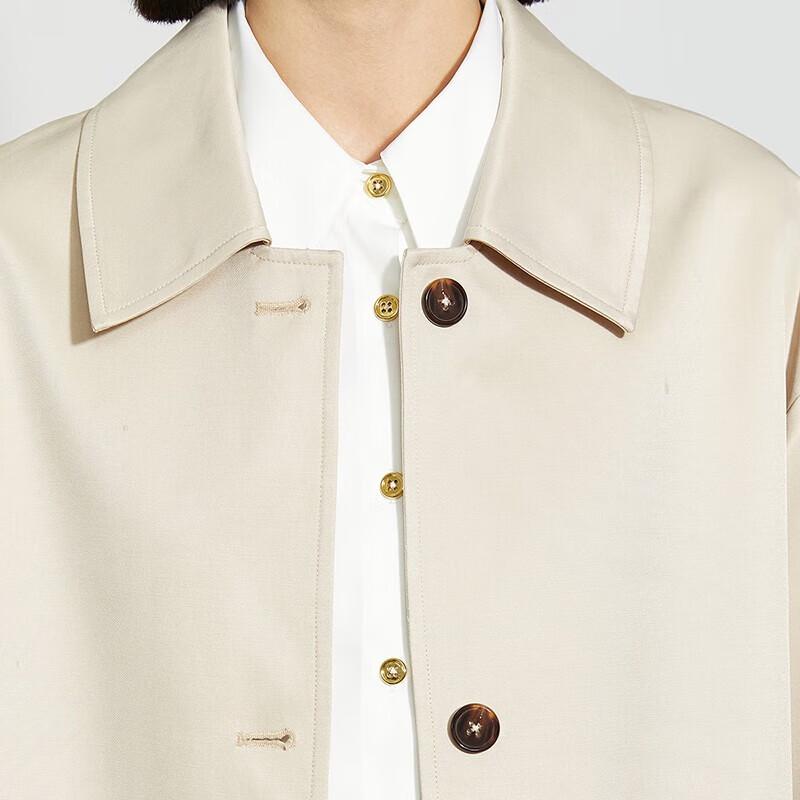 Mittellanger Trenchcoat im koreanischen Stil für Damen