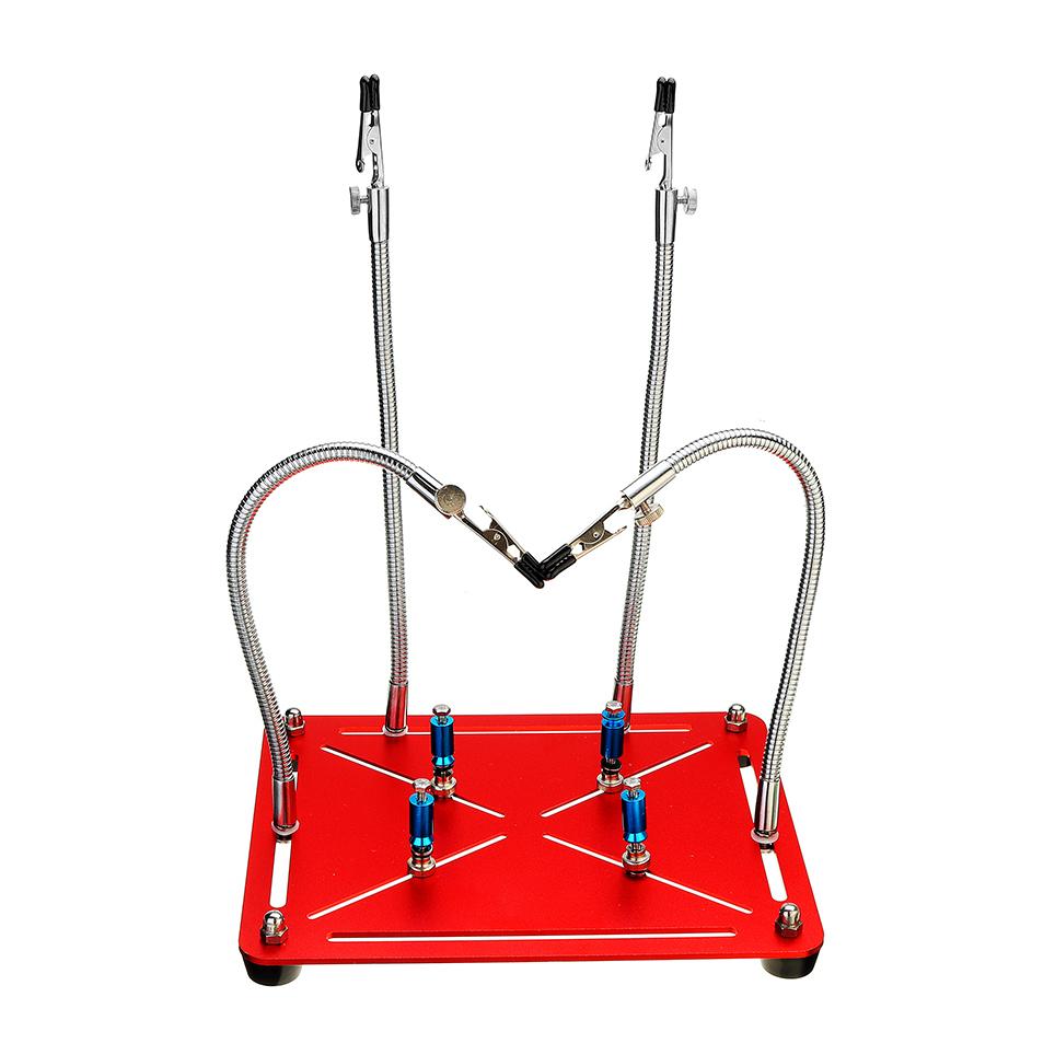 Universal Metal 4 Flexible Arms Magnetic Helping Hands Soldering Work ...