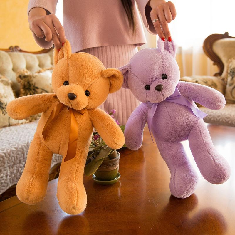 Ten-color Teddy Bear Doll Soft Cute Plush Toy Doll Children's Plush Toy Soothes the Bear
