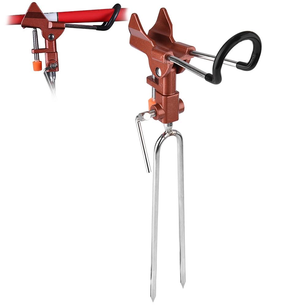 Aluminium Alloy Fishing Pole Tackle Holder Bracket Rod Ground Holder Bracket
