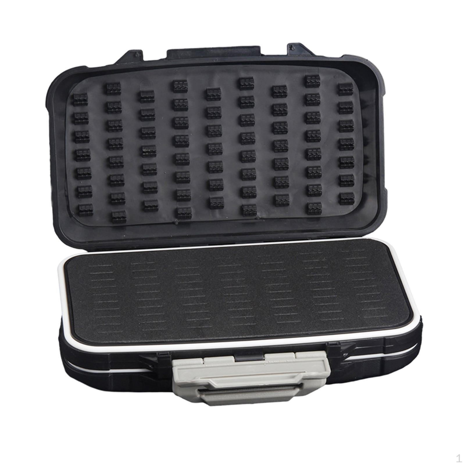 Portable Fishing Tackle Boxes Durable Lightweight Double Sided Opening Small Tools Case for Lure