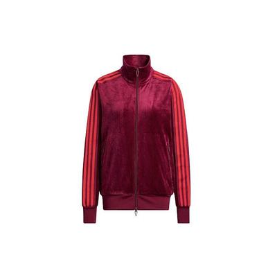 adidas X Ivy Park Giacca da Tuta in Velluto Uomo Capispalla Rosso Ciliegia HN0305