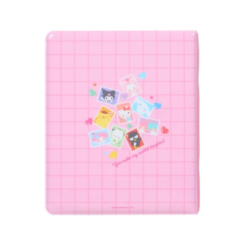 Sanrio (SANRIO) L-Size Photo Pocket Album (Enjoy Idol) Sanrio Characters PVC, Approx. 18cm W x 3.3cm D x 22cm H, 6-Hole Type, 12 Sheets (48 Pockets),