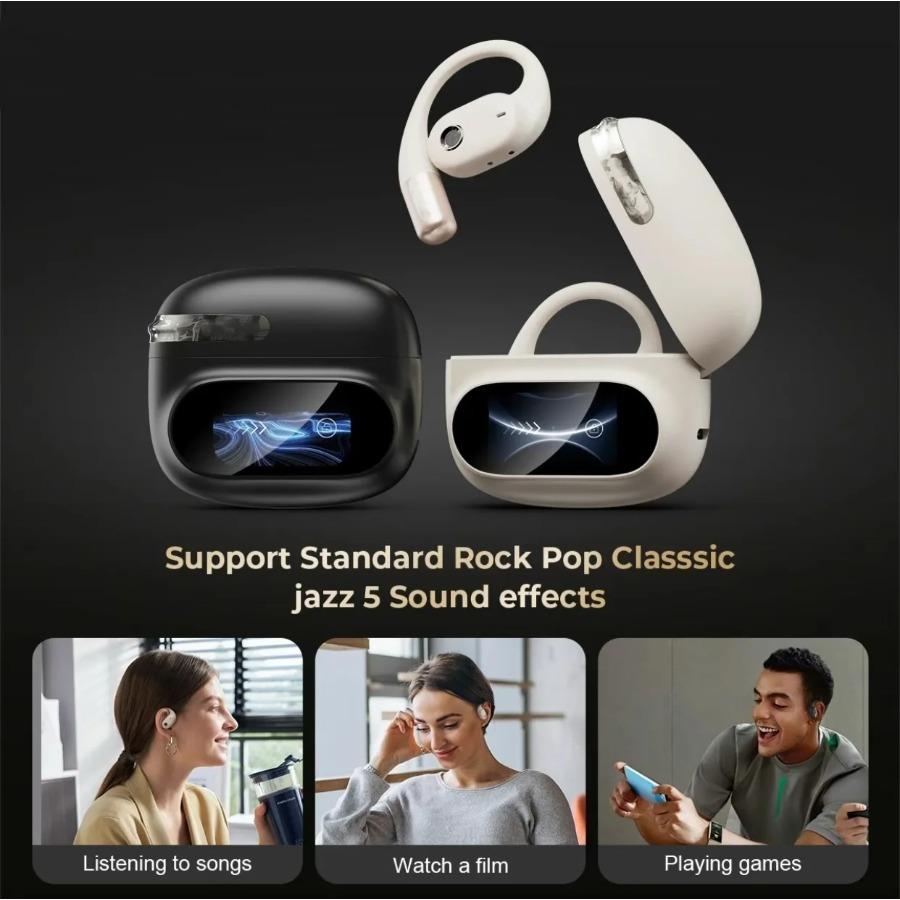 AI Translation Bluetooth Earphones 164 Language Translate Multi-Languages Simultaneous Interpretation Noise Reduction Earbuds