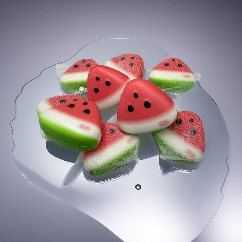 Squishy Watermelon Squeeze Toy Lovely Fruit Pinch Fidget Toys Soft Fast Rebound Decompression Doll Anti-stress Gift Cute Things