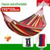 Reinforced Wooden Stick Canvas Outdoor Camping Hammock
