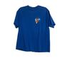 Vintage Disney World T-Shirt Featuring Mickey Mouse  Castle Design Blue Cotton