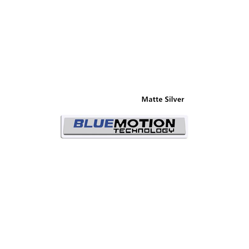 RUNTB1 Metal 3D Badge Blue Motion Technology Logo Car Rear Trunk Body Sticker Emblem For VW Polo Golf Passat Touran TSI TDI MK4 MK5 MK6