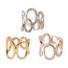 Scarf Ring Clip for Women, Polished Edges No Snag Clip Buckle, Non-Slip Silk Scarf Ring Wrap Holder for Shawl Scarves