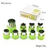 Stainless Steel Farfalle, Vegetable, Fruit, and Sausage Cutter & Cookie Wonton Stamp for Baby Food