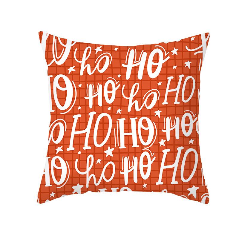 New Christmas Pillowcases Home Office Decoration Printed Linen Cushion Supplies