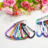 10 Stück D-Form Farbkarabiner Aluminiumlegierung Karabiner Federhaken Outdoor Rucksack Camping Haken Schlüsselanhänger Kletterwerkzeuge