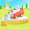 Cartoon Monster Pull Back Toy Car With Inertia Engineering Design For Toddlers And Kids