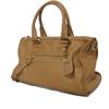 Used Vitello Dyno Bag BL0805 7922 2-Way Shoulder Bag with Metal Logo, Brown (11569) Unisex from Japan AUTHENTIC