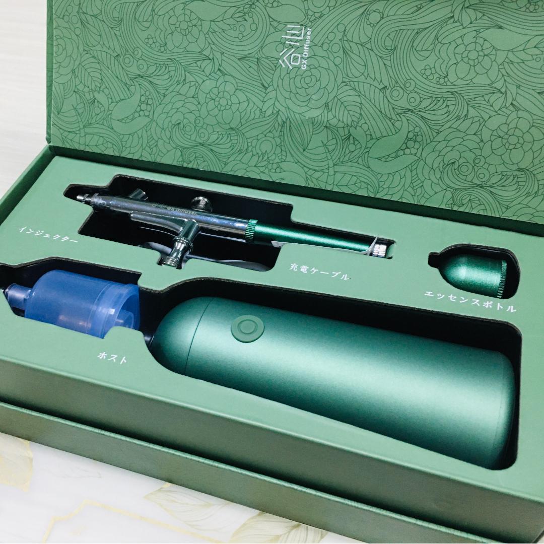 

Аэрограф для макияжа, 130 кПа, распылитель тумана высокого давления, увлажняющая эссенция для кожи, впитывающая эссенция, емкость 7 + 20 мл, портативная зарядка через USB зелёный