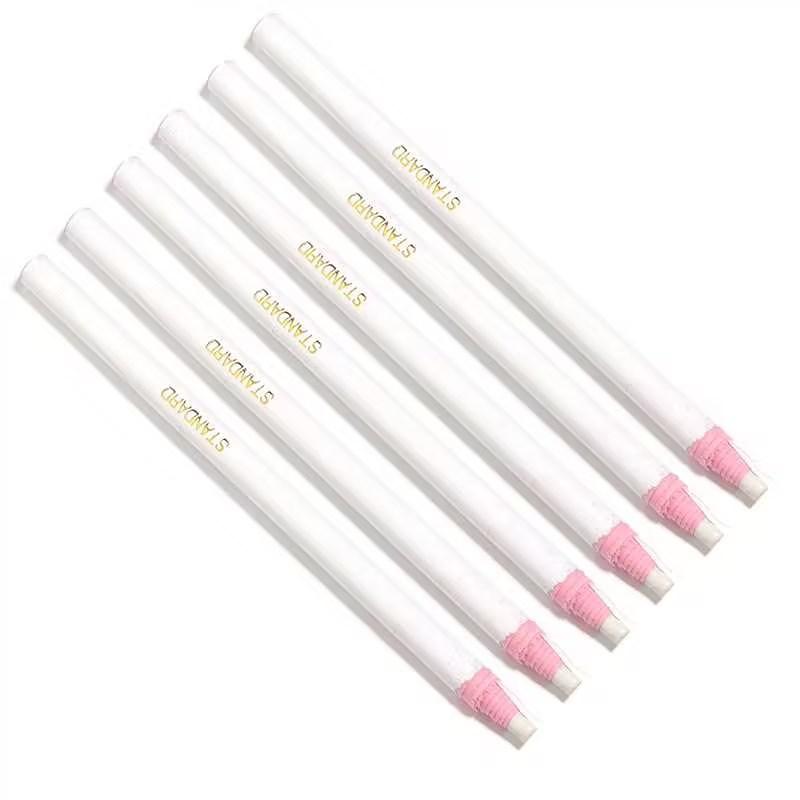 6pcs Fabric Cloth Marker Pencils Multicolor Cut-free Sewing Chalk Tailor Pen For DIY Crafts Clothing Sewing Marking Crayon Tools