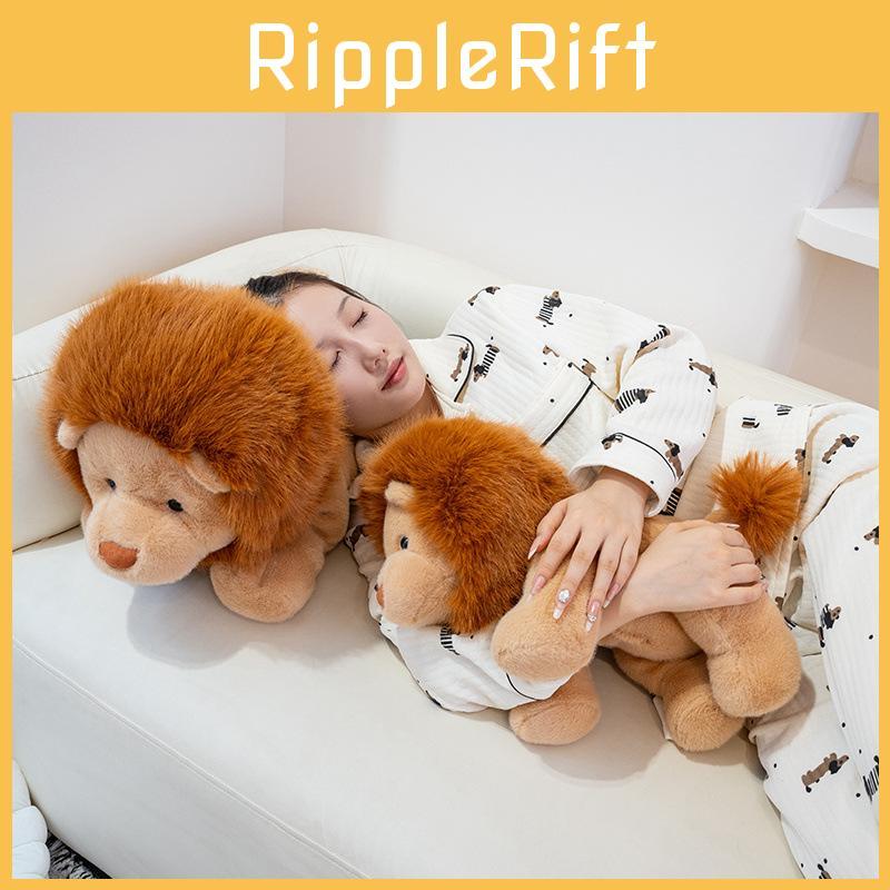 Cartoon Lion Plush Toy For Kid Soft Sleep Companion Gift Doll
