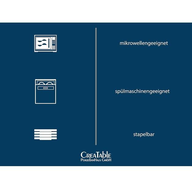 Set of Mugs CreaTable Nature Collection Blue, 6 Pieces (22063)