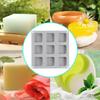 9 Grids Square Silicone Soap Molds Handmade Soap For DIY And Chocolate Kitchen Making Mold Supp K9W7