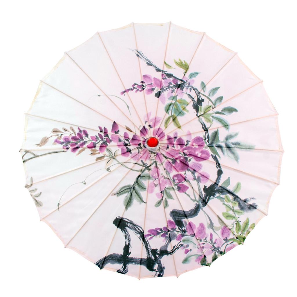 Parasol z papieru olejnego w stylu chińskim, wodoodporny, dekoracyjny, rzemieślniczy, parasol do Hanfu, Qipao, na pokazy, klasyczny parasol do tańca, do zdjęć