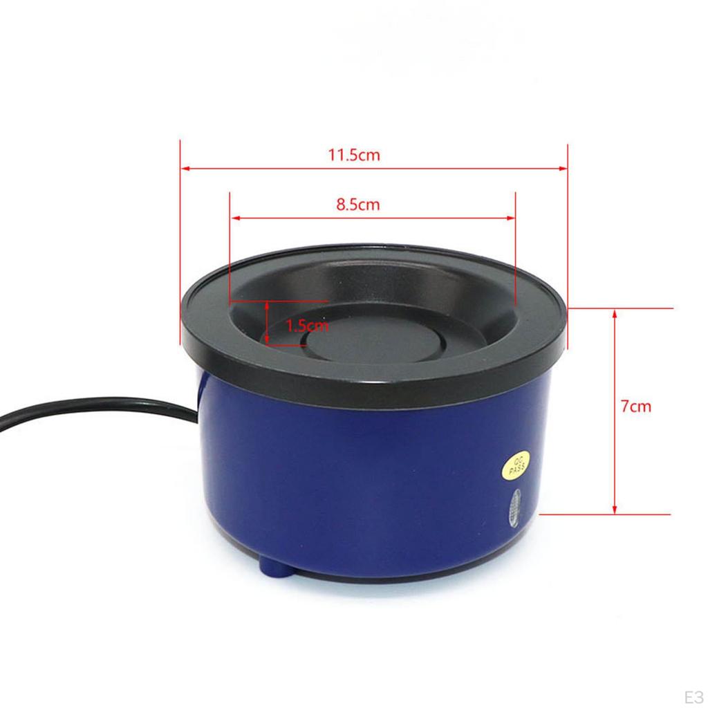 Mini Melt Glue Pot Adjustable for Beads Dolls Hairdressing Crafts Art