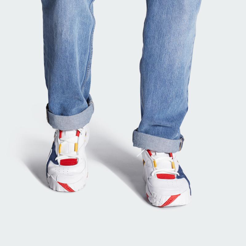 adidas Streetball 'White Navy Scarlet' Sneakers FW8621