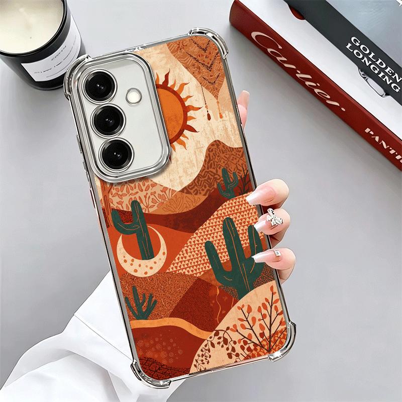 

Cactus Pattern Plating Phone Case For Samsung A17 A07 A37 A57 A16 A56 A15 A55 A14 A54 A13 A53 A26 A36 A25 A35 A24 A34 A23 A33 Samsung A57