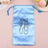 Dance Shoes Storage Bag Portable Dance Shoes Organizer Handbag Pouches Satin Dance Shoes Hanging Multifunctional Storage Bag