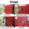 Car Accessory Car Dent Repair Tool Auto Body Repair Kit Dent Puller Set Pulling Bridge Glue Pulling Tabs Portable