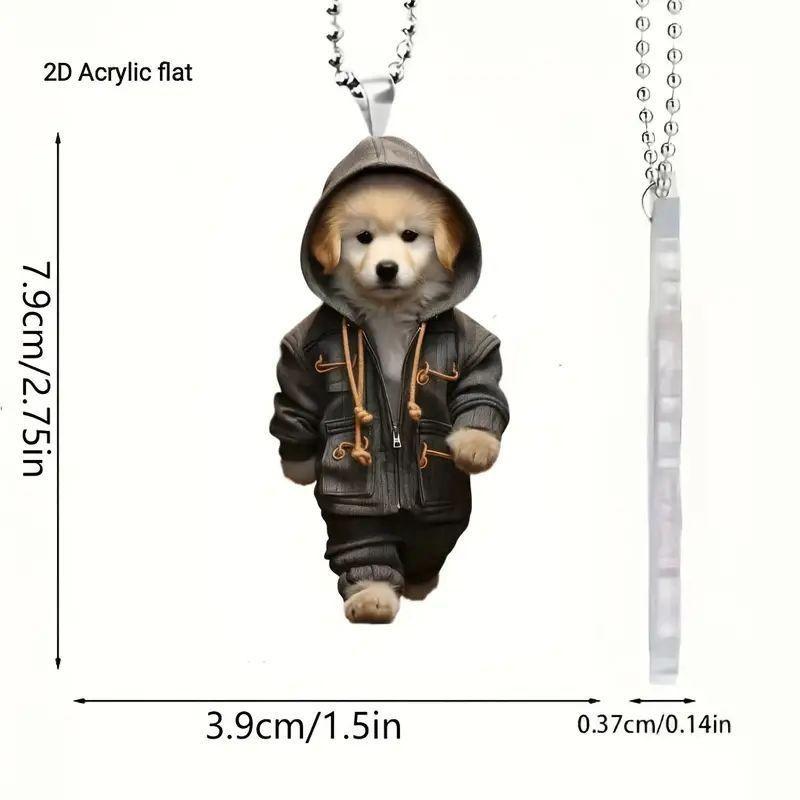 

Золотистый Красивый Акриловый Ретривер Подвесное Украшение Современное Украшение для Автомобиля Для Стильных Интерьеров