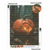5D Diamond Art Painting Kit Glowing Pumpkin Lantern Full Drill Rhinestone Canvas Creative Craft for Home Decoration