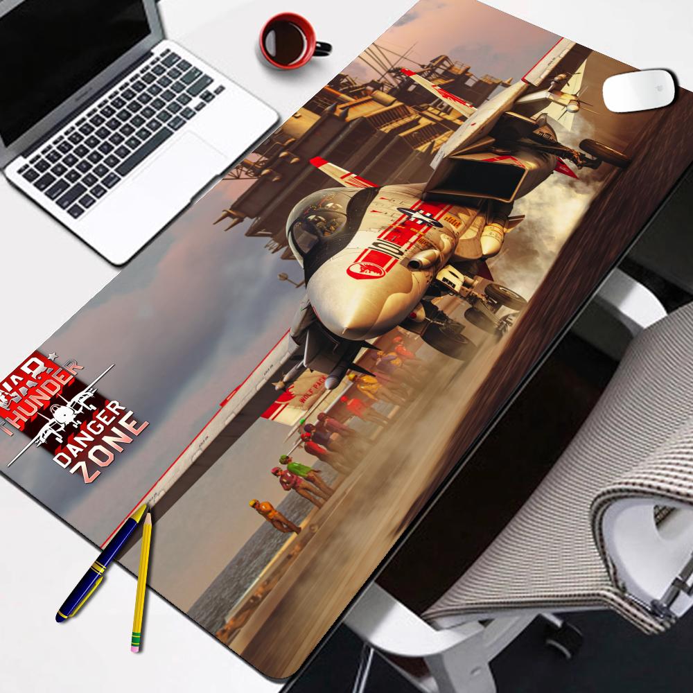 Popular Video Game War Thunder Mousepad Large Size Desk Protector Mat Durable Rubber Mouse Pad Desktop Mat