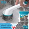 Chahua Long-Handle Pot Brush with Steel Wool Refills