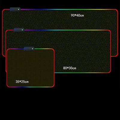LED Světlo Herní Podložka pod Myš RGB Velký Kryt na Klávesnici Protiskluzová Gumová Základna Počítačový Koberec Podložka na Stůl PC Hra Podložka pod Myš
