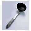 Tanabe Metalwork Heat-Resistant Antibacterial Ladle, Large, Black, BOT4803