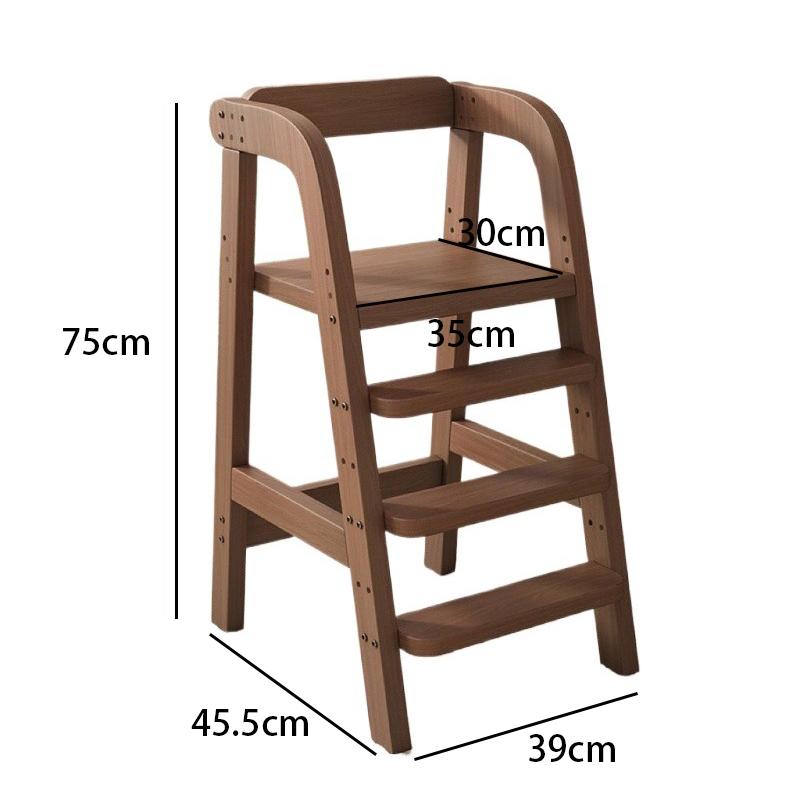 

Solid Wood Children Dining Chair Modern Baby Eating Armchair Home Interior High Stool Comfortable Dining Chair Nordic Furniture