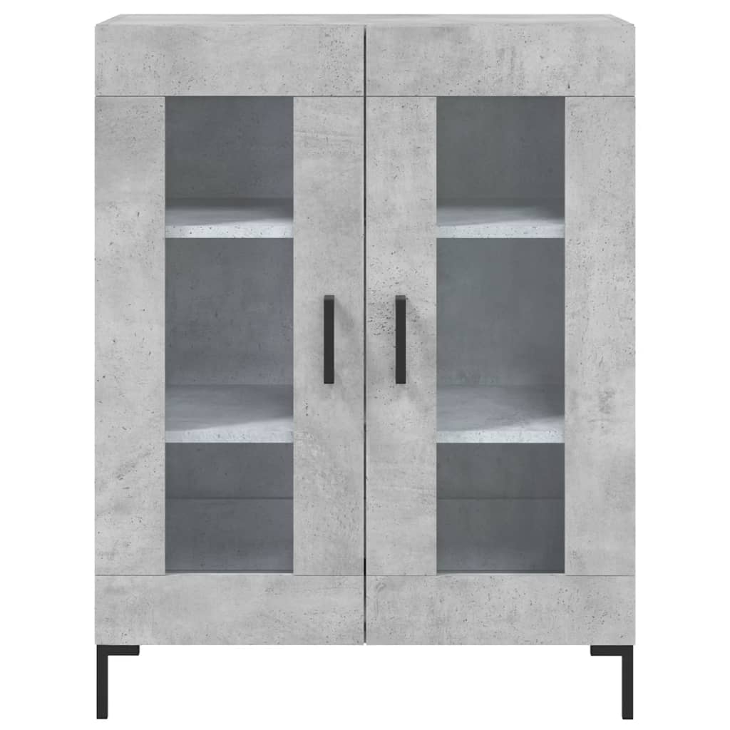 Highboard Concrete Grey 69.5 x 34 x 180 cm Engineered Wood