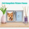 DIY Paw Print Memorial Frame Metal Buckle Pet Handprint Shadowbox  Memorial Keepsake