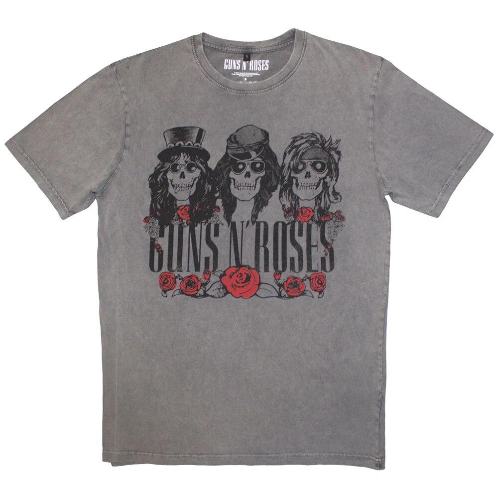 Guns N  Roses Unisex Stone Wash T-Shirt: Hell Group (XX-Large) 4XL
