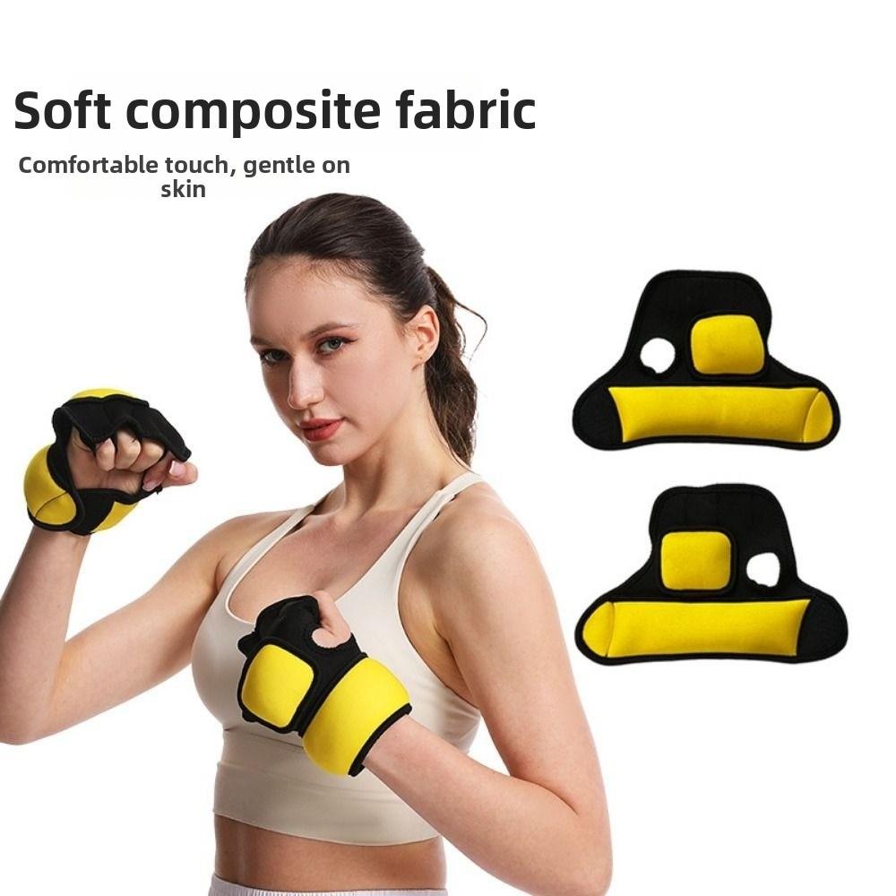 1Pair Weight-bearing Design Weight Carrying Gloves Weighted Sandbag  Gymnastics Training