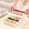 Large Capacity 4/8 Grids Food Divided Serving Tray Sealed Food Preservation Store Box  for Home