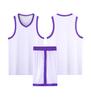 Student adult basketball jersey set men's and women's sports vest blue ball jersey narrow shoulder American game training jersey wholesale